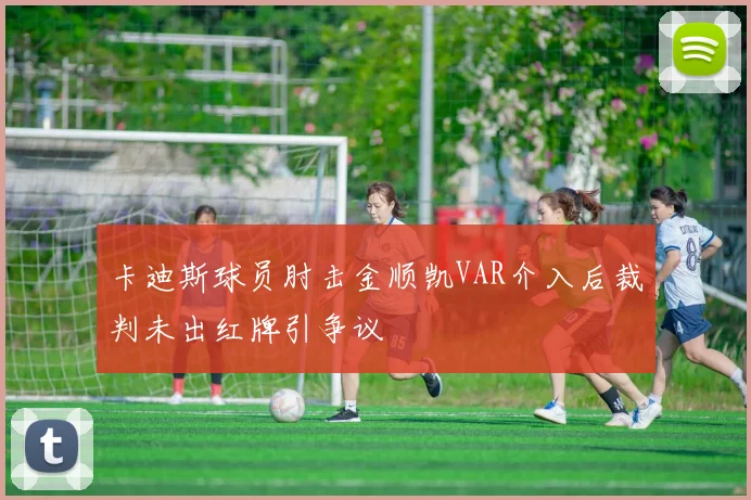 卡迪斯球员肘击金顺凯VAR介入后裁判未出红牌引争议